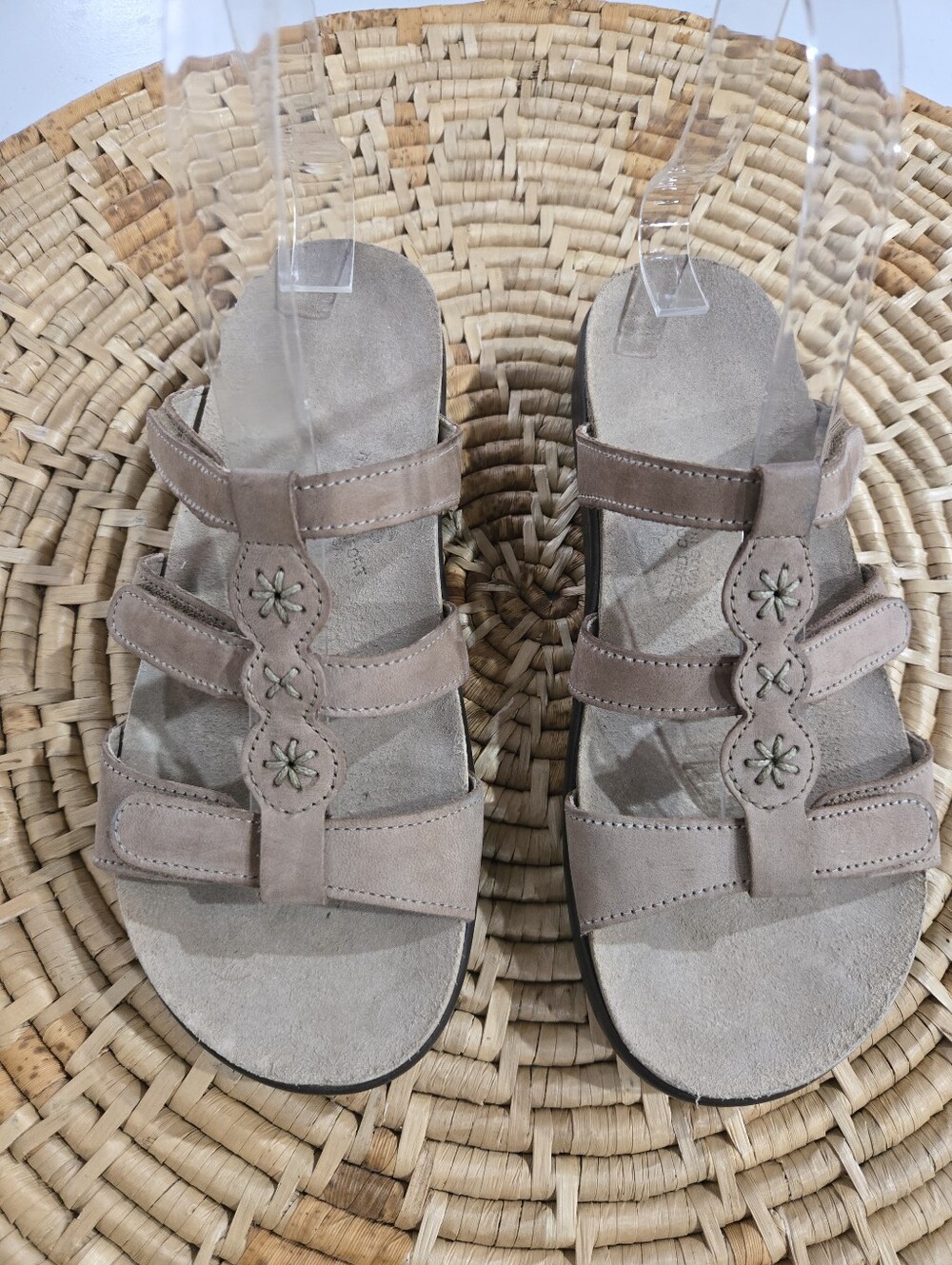SAS Tan Strappy Sandals 7 - Picture 8 of 8